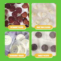 Friandises lyophilisées en gros pour chats, chiens et hamsters – Enveloppées individuellement, friandises interactives, biscuits croustillants