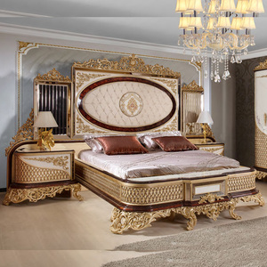 Mobili 2025 di lusso stile classico letto King Size artigiano mobili fatti a mano Villa Cama appartamento lusso camera da letto Set - Product Image 2