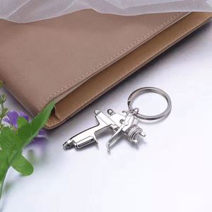 Metal New Water Gun Keychain Car Wash Tools High-pressure Water Gun Model <b>Key</b> Chain Party Gift Pendant <b>Key</b> <b>Ring</b> - Product Image 1
