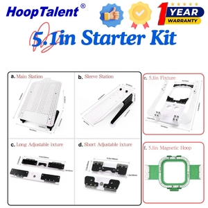Kit <span class=keywords><strong>de</strong></span> démarrage <span class=keywords><strong>de</strong></span> station <span class=keywords><strong>de</strong></span> cerceau magnétique Mighty Hoop Master 5.1 pouces adapté à la machine à broder Tajima Brother HappyJapan - Product Image 5