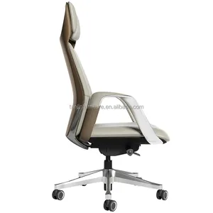 Fabrika doğrudan satış ticari mobilya yönetici koltuğu hakiki deri patron sandalyesi boardroom için yeni varış ejecusilsilla