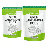 Sachet Doypack Embossé pour Gousse de Cardamome, Résistant aux Chocs, Garde la Saveur, Refermable, Emballage Alimentaire de Qualité, Anti-humidité, pour Aliments pour Animaux
