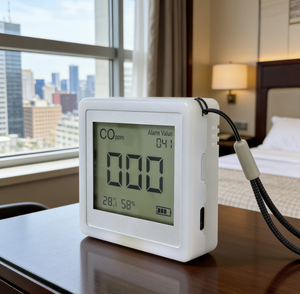 Détecteur de monoxyde de carbone AECTEC C601-180, batterie de 180 jours, alarme réglable 0-2000 ppm, son + vibration + LED, large plage de détection, compteur de CO - Product Image 5