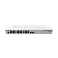 Routeur/Switch MikroTik CRS326-24G-2S+RM 24 ports 10 Gigabit géré par le cloud, 24xGbit LAN, 2xSFP+, montage en rack, entreprise