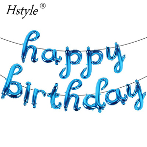 Decorazioni per Compleanno <span class=keywords><strong>a</strong></span> <span class=keywords><strong>Tema</strong></span> Blu, Palloncini in Foil con Lettere, Ghirlanda ad Arco per Primo Compleanno Maschio, Decorazioni per Baby Shower SET0491 - Product Image 4