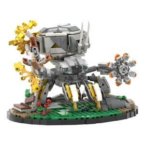 Funbuild Transport Class Machine Shellwalker con Base Horizon Blocks Game Figure Mech Monster Model Building Block - Product Image 1
