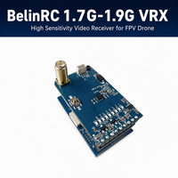 Module récepteur de transmission vidéo haute sensibilité BelinRC 1.7G-1.9G VRX pour drone FPV, accessoires longue portée