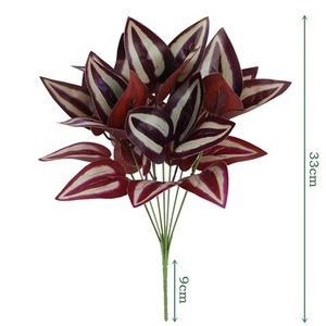 Plantes et verdure artificielles Décoration Feuilles artificielles en plastique Plante verte Petite décoration pour la maison et <span class=keywords><strong>le</strong></span> marché Nouvel An <span class=keywords><strong>chinois</strong></span> - Product Image 6