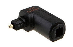 Adaptateur audio optique CableCreation 90 degrés Toslink mâle vers femelle, connecteur SPDIF à angle droit pour <span class=keywords><strong>barre</strong></span> <span class=keywords><strong>de</strong></span> <span class=keywords><strong>son</strong></span> TV murale - Product Image 5