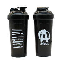 Vente en gros de bouteille de shaker de protéines à paillettes vide en plastique sans bpa avec logo personnalisé pour le sport et le fitness
