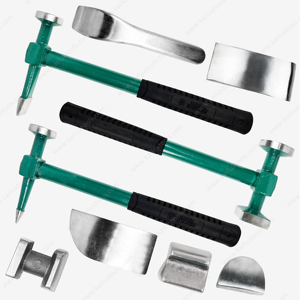 Kit de ferramentas para reparo de carroceria de carro, martelo e carrinho de mão para carroceria automotiva, ferramenta resistente - Product Image 3