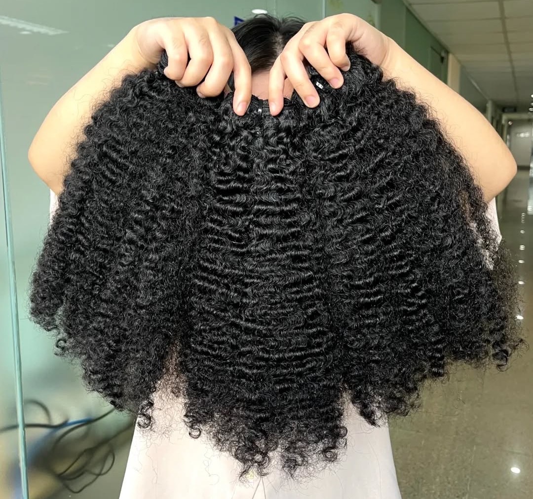1 paquet de cheveux bouclés crépus birmans