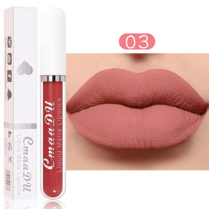 Superventas 18 colores vegano de larga duración impermeable cremoso mate líquido brillo de labios terciopelo lápiz labial - Product Image 5