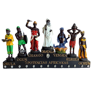 Statue religieuse des sept déesses africaines - Product Image 2