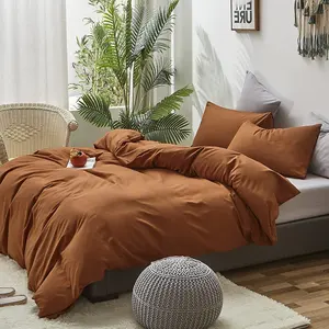 Manufacturer Cotton Bedsheets Luxury Queen Size Duvet Cover Bedding Set 100% Cotton Bed Sets
