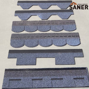 Bardeaux de toiture architecturaux gothiques modernes Tuiles de bitume bleu océan Matériaux de construction renforcés imperméables Hôtel d'extérieur - Product Image 3