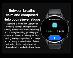 Montre connectée sportive AMOLED avec NFC, rappel de sédentarité, écran tactile, <span class=keywords><strong>Android</strong></span>, étanche IP68, autonomie de 5 à 7 jours - Product Image 5