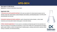 APG-0814 Série d'alcoyl glucosides Alcoyl polyglucoside industriel HLB 13-15 pH 11.5-12.5 Pureté 99% pour détergent/CAS 141464-42-8