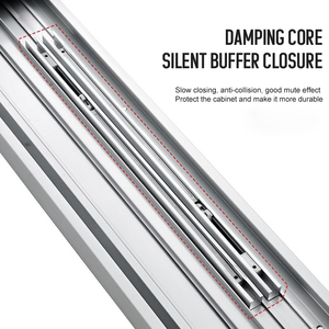 Porta Scorrevole in Alluminio su Misura per Armadio con Sistema di Scorrimento Ammortizzato Coplanare Ferramenta per Mobili - Product Image 2