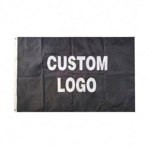 ผู้ผลิตขายส่ง จัดส่งเร็ว 48 ชม. ธงพิมพ์โลโก้แบบกำหนดเอง ขนาด 3x5 ฟุต - Product Image 1