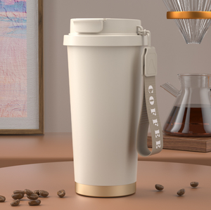 Tasse à café et gobelet de voyage 2-en-1 en acier inoxydable 18 oz, design décontracté, cadeau idéal pour hommes et grands-pères (anniversaire) - Product Image 2