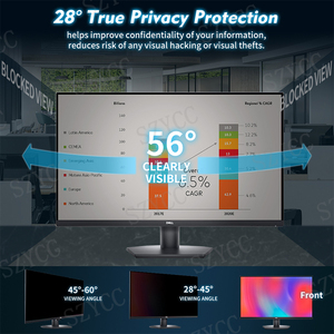 Monitor de escritorio con pantalla ancha de 12,5-34 pulgadas, filtro de privacidad, antiespía, deslumbrante, Protector de pantalla LCD, 2.5D Radian PET - Product Image 2