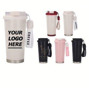 Premium 316 Stainless Steel Insulated <b>Water</b> <b>Bottle</b> with Handle - Chic & Portable for Coffee & Outdoor Use - Product Image 1