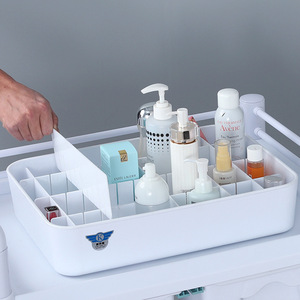 Caja de almacenamiento médica multifuncional, caja de plástico con múltiples compartimentos para productos de belleza y cuidado del cabello, almacenamiento de artículos diversos - Product Image 1