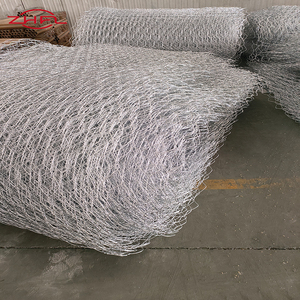 Malla de alambre de hierro hexagonal de bajo carbono 100x100x100 para cestas de gaviones, espesor de 2.2-4.2mm, para soporte ferroviario y cercas reforzadas - Product Image 4