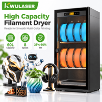 Séchoir à filament pour imprimante 3D, armoire de stockage à condensation semi-conductrice, écran tactile, humidité en temps réel, PLA, PETG, ABS, TPU, Nylon