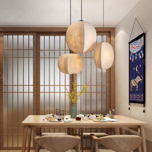 JYLIGHTING现代wabi-Sabi灯笼吊灯定制织物吊灯店餐厅走廊商场装饰灯 - Product Image 4