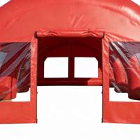 Tente de garage gonflable transparente en PVC de qualité commerciale, écologique, avec une capacité supérieure à 500 kg, idéale pour les salons automobiles