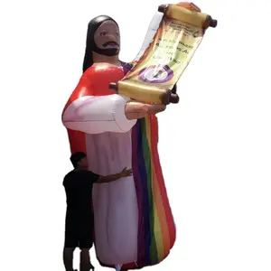 Cartoon character design custom inflatable Jesus event inflatable jesus balloon