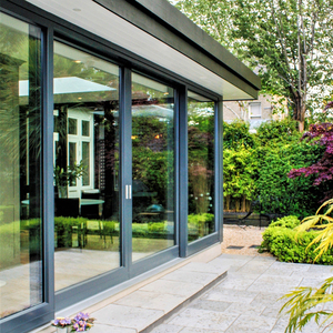 Puerta Corredera Moderna de Aleación de Aluminio de Alta Resistencia, Doble Acristalamiento, Aislamiento Acústico, <span class=keywords><strong>para</strong></span> Uso Comercial, Residencial, en Garajes y Centros Comerciales - Product Image 3