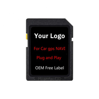 Cartes sd de navigation CID à changement personnalisé pour Mercedes Nissan Mazda VW Volkswagen Renault 8gb 16gb 32gb GPS avec carte