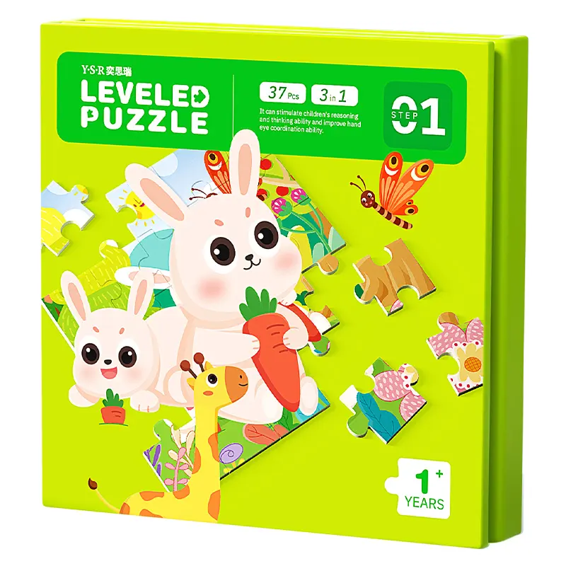 Dipentaskan Magnetic Jigsaw Puzzle untuk Anak Montessori Mainan Pendidikan Lipat Buku Puzzle Sesuai 1-8 Tahun Anak Bayi Mainan Hadiah