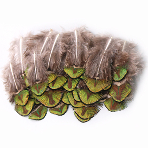 <span class=keywords><strong>Piume</strong></span> di <span class=keywords><strong>Pavone</strong></span> Dorate Xinyuling all'Ingrosso, <span class=keywords><strong>Piume</strong></span> Tinte con Motivi DIY, 100 Pezzi/Sacchetto, MOQ 100pz, Spedizione Rapida, per Orecchini e Ciondoli - Product Image 5
