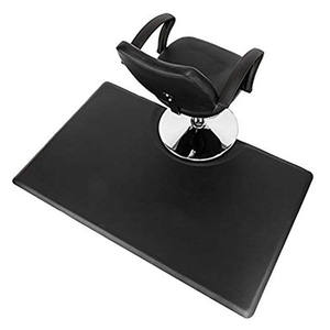 Chaise de <span class=keywords><strong>coiffeur</strong></span> de salon de coiffure en cuir synthétique avec coussin de décompression, chaise à huile pour la tête, tapis anti-fatigue pour les pieds, épaissi - Product Image 5