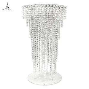 Lãng Mạn Bánh Đứng Đảng Trang Trí Đám Cưới Acrylic Chandelier Phong Cách Bánh Swing Bánh Đứng Cho Trang Trí Nội Thất