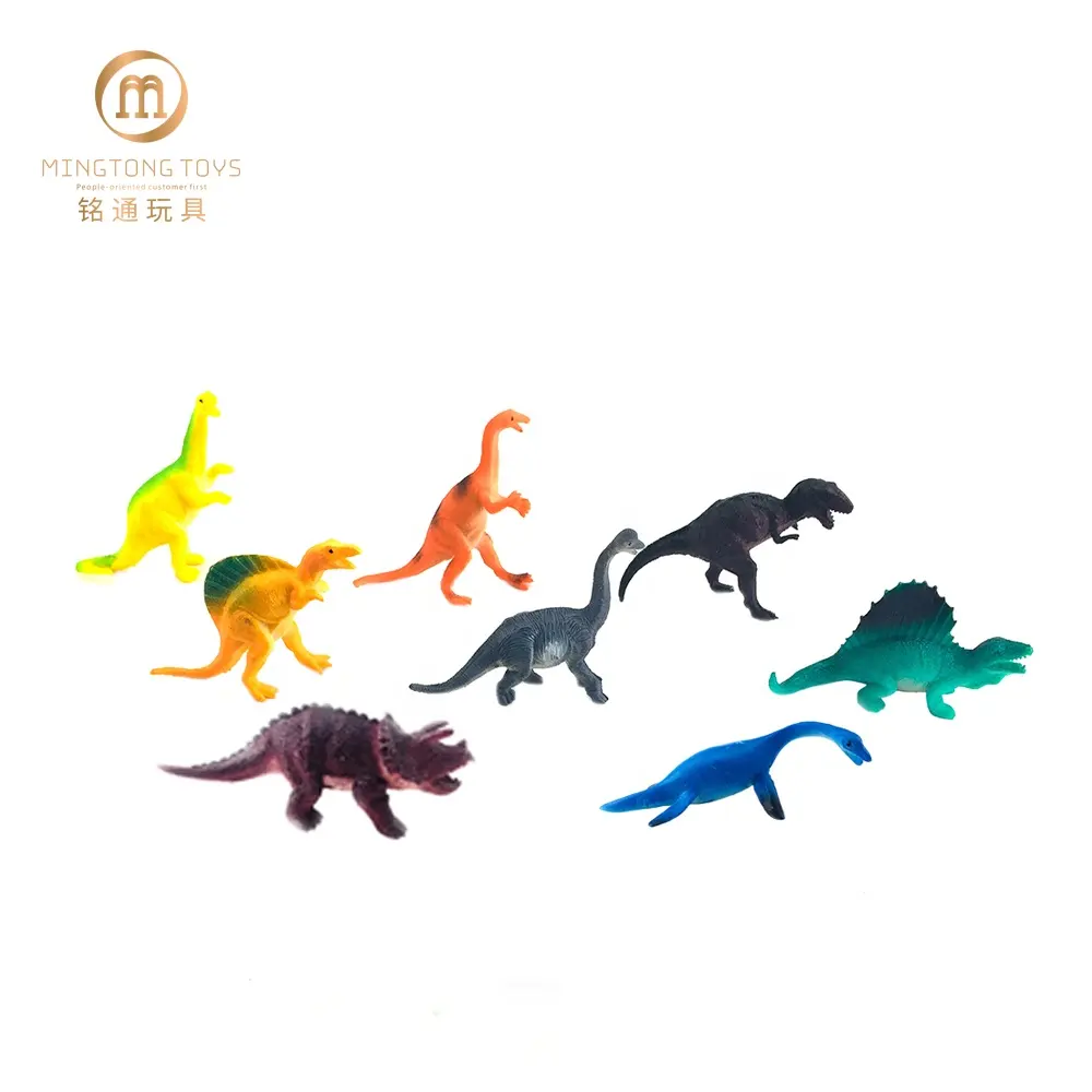 Mini kunststoff PVC umweltfreundliche material lebendige tier welt set spielzeug dinosaurier