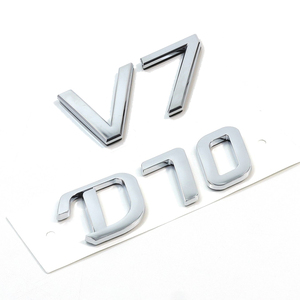 Adesivo Stemma Emblema Logo Auto Cromato in Plastica ABS 3D Personalizzato Argento Lucido Opaco Diretto dalla Fabbrica - Product Image 2