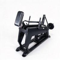 Machine à ramer assise unilatérale à charge par plaques, robuste, pour usage commercial en salle de sport, avec structure en acier pour la sécurité du dos et des pectoraux