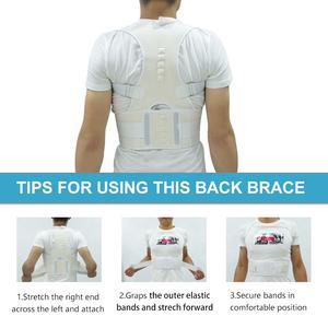 Ceinture de soutien dorsal réglable Douleur lombaire Correcteur de <span class=keywords><strong>posture</strong></span> de médecin réel Orthèse dorsale magnétique Correcteur dorsal <span class=keywords><strong>posture</strong></span> - Product Image 5