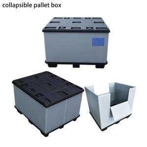 Factory pp plastic pallet box Reusable plastic pallet gaylord box cardboard plastic sleeve boxes