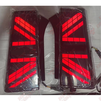 Feux arrière LED 4x4 pour montants D de Chery Jetour Traveler T2 2024 2025 2026, clignotants dynamiques, feux stop et feux de freinage arrière