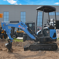 LIVRAISON GRATUITE - Mini-excavatrice compacte neuve de 1,2 tonne avec moteur EPA, vente en gros en Chine