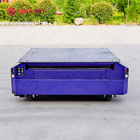 Chariot de transfert AGV 5 tonnes à direction multidirectionnelle, chariot de transfert à batterie pour l'industrie en intérieur