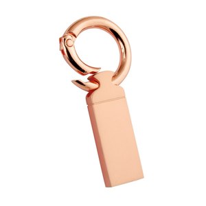 Chiavetta USB in Metallo Oro Rosa 64GB con Design a Portachiavi - Product Image 2