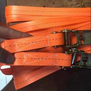 Sangle à cliquet industrielle certifiée GS de haute qualité, largeur de 2,5 à 3,8 cm, ceinture robuste en polyester pour une manipulation sécurisée des marchandises - Product Image 1