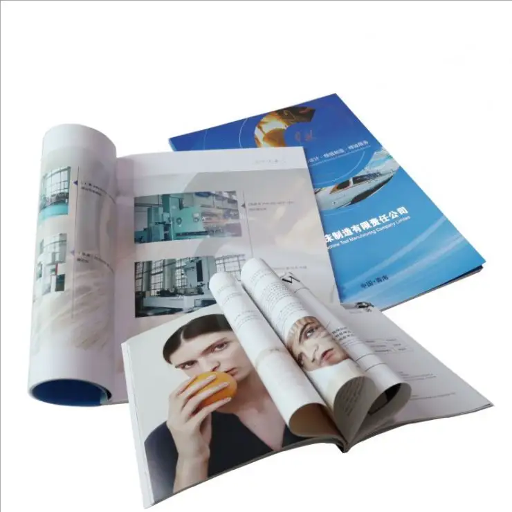Benutzer definierte Logo-Bindung College-Lehrbücher Gedrucktes Lehrbuch Broschüre Broschüre Magazin Katalog Handbuch Drucken
